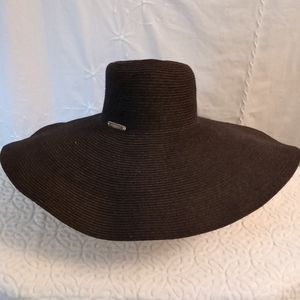 RALPH LAUREN PACKABLE STRAW SUN HAT